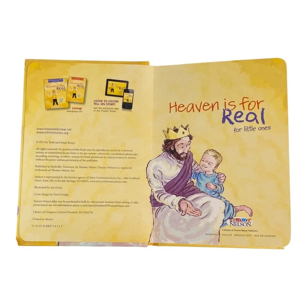 Jesus Calling Christmas Story & Heaven is for Real Little Ones Kids Books WPA18G